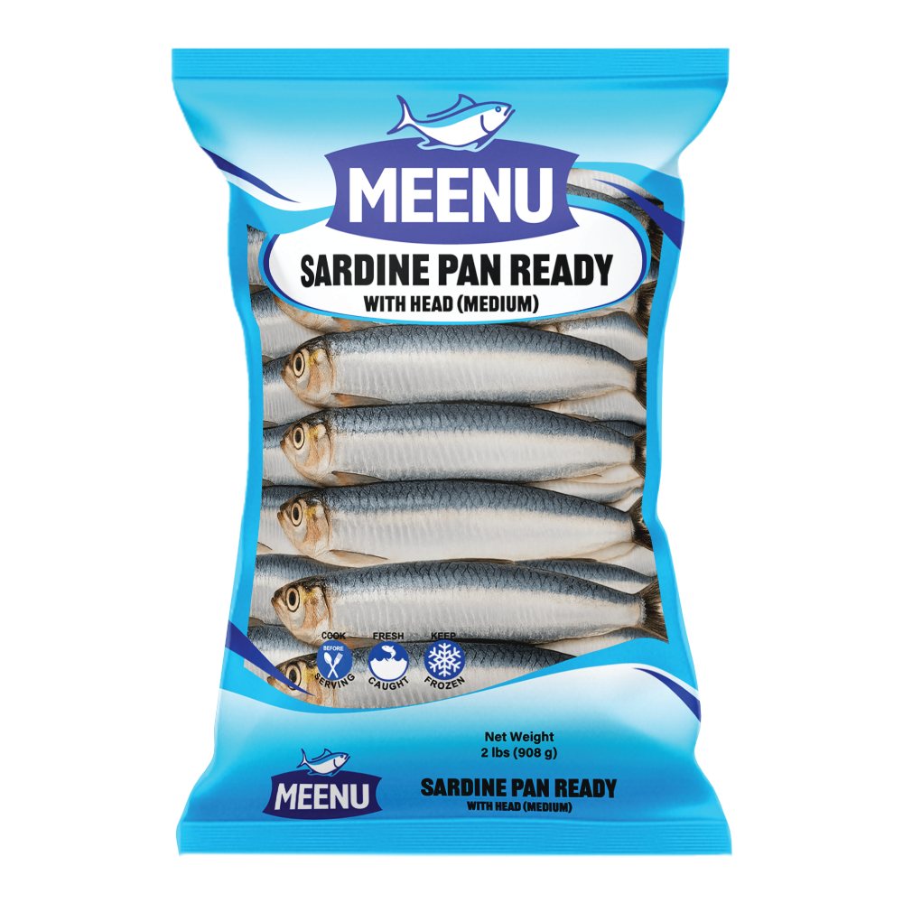 Sardine Pan Ready With Head (Medium)